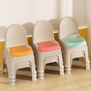 塑料小凳子家用椅子儿童靠椅成人加厚客矮厅小940沙发茶几背凳鞋