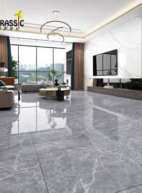 750砖x150瓷客砖通体大理石自0由连纹灰色厅如图地砖背景墙瓷大板