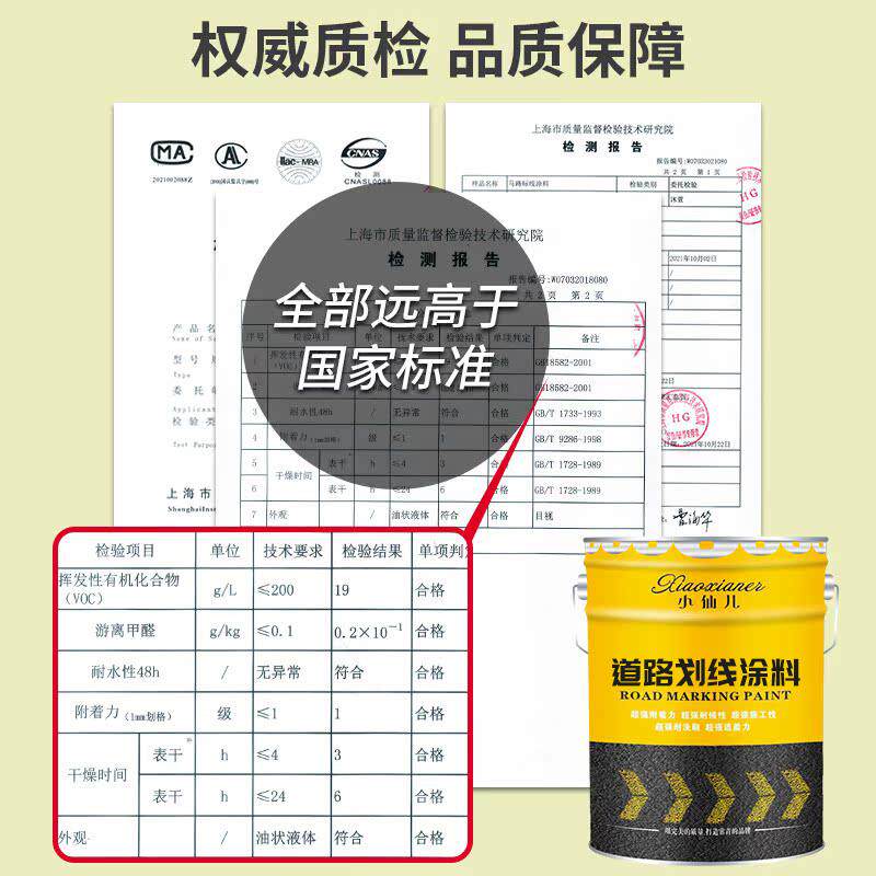 道路划线254漆地线马路标漆停车位画线黄公路车位地面反光漆面色