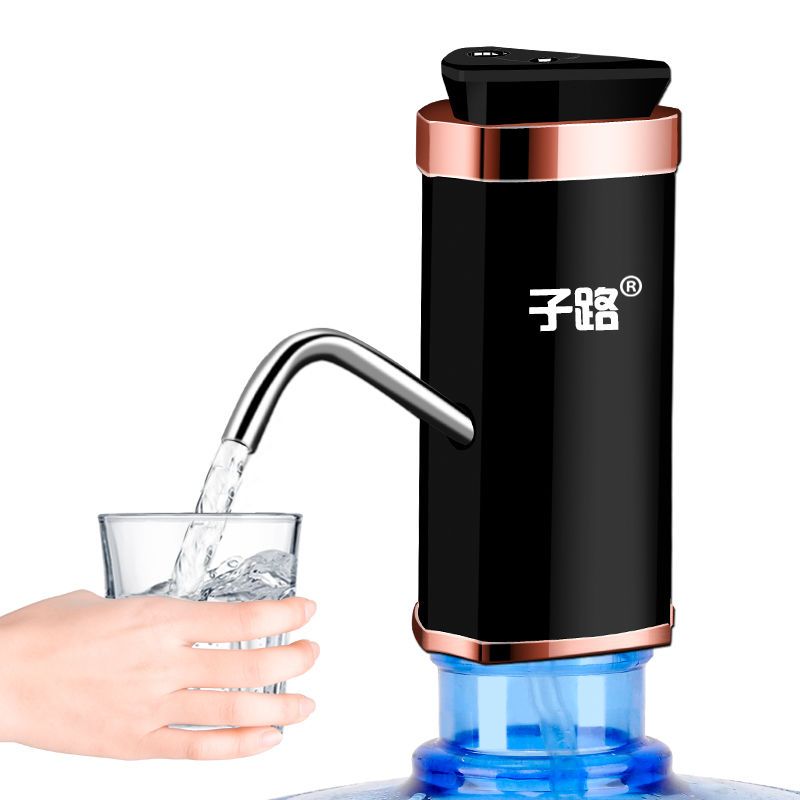 桶装水抽水器大流量电动充电式自动上水双泵出水家用饮水机头