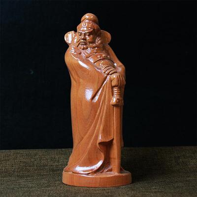 桃木钟馗摆件手把DSJ-0275件雕刻木雕物家摆件礼人居老品客厅乔迁