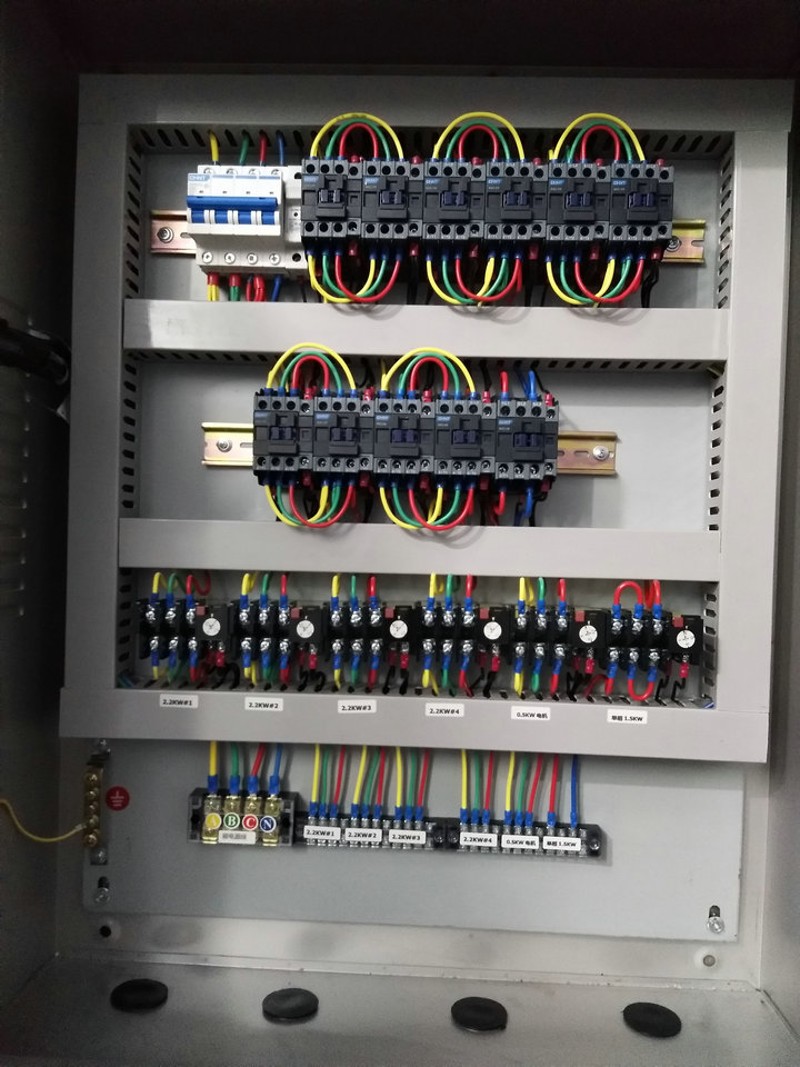 定做三相380V正反转控制搅拌卷扬机电机吊机卷帘门倒顺开关配电箱