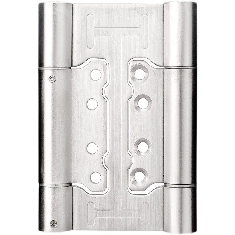 不锈钢自由双开门子母合页双向弹簧合叶牛仔门铰链内外开自弹活页