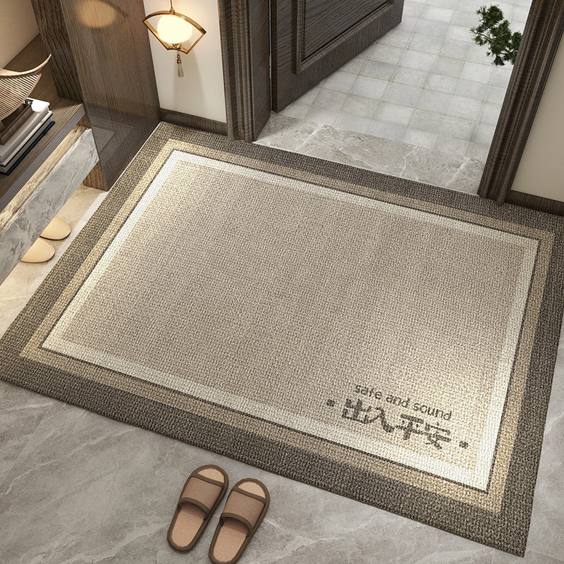 简约现代仿剑麻门厅地毯耐磨进门脚垫玄关吸尘入户门地垫防滑地垫,居家布艺,入户地垫,淘宝优惠券,粉丝福利购,淘宝优惠卷