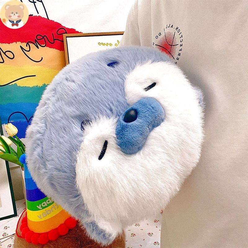 可爱海豹玩偶超软娃娃女孩抱睡公仔儿童礼物布偶睡觉抱枕毛绒玩具