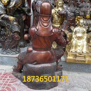 特大号纯铜座山关公铜像武财神铜关公铜器工艺品摆件家居装饰品