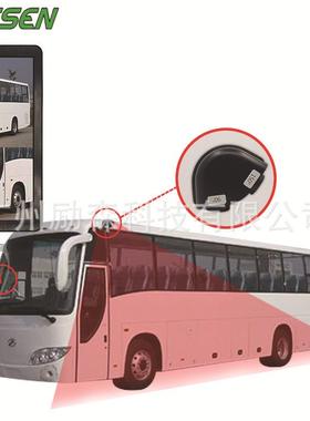 大巴车盲区侧视双电子.后视镜12寸监控系统ILS6008PS屏角度3摄像