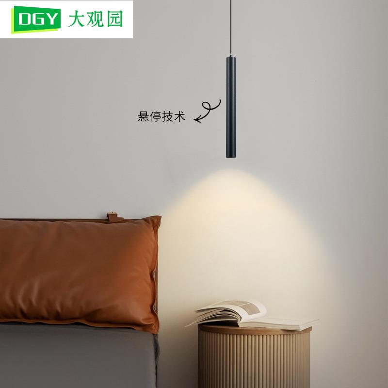 大园床头吊灯自简由升降极简床头小吊灯墙现代约客厅电视背530观