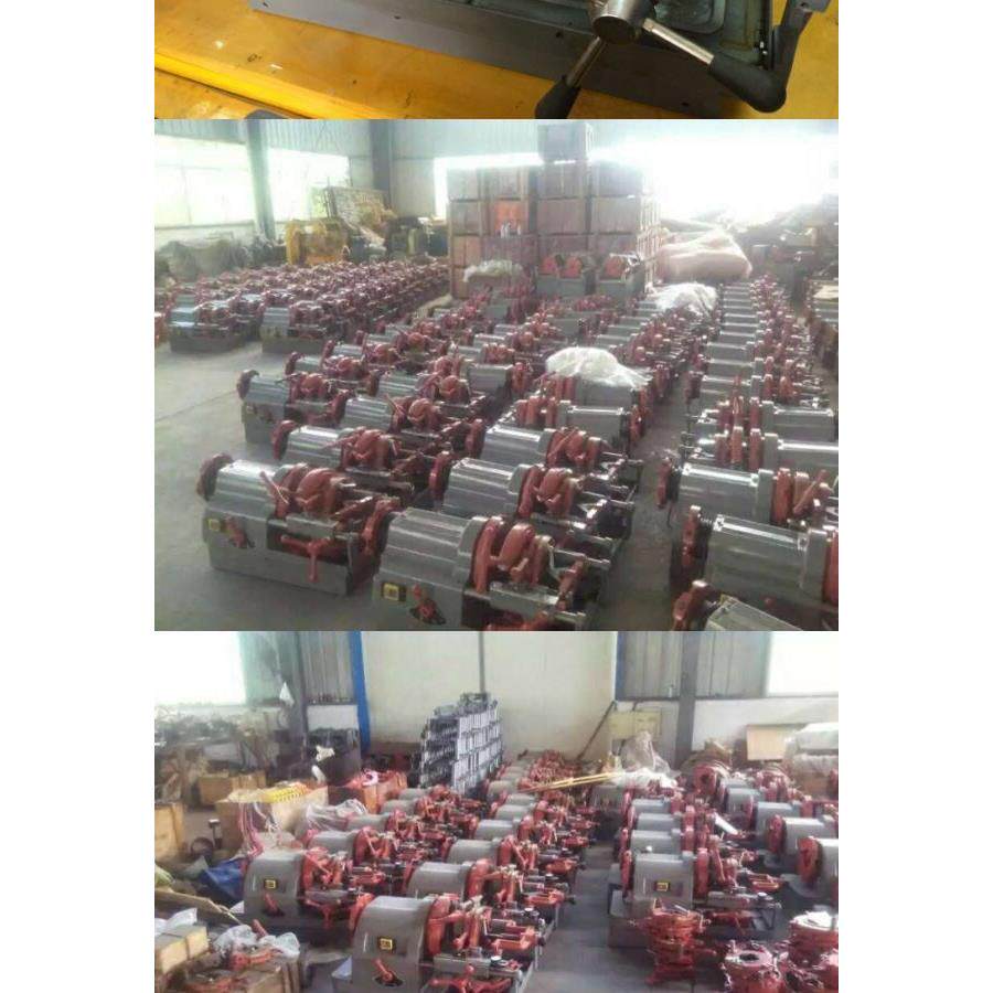 浙江套丝机2Z1T-R24鲁寸顺3寸寸电动水管套丝机电动攻丝机