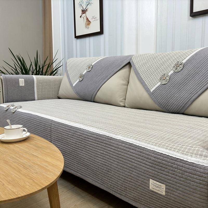 小清新花洛可可纯棉沙盖发垫四季朵通防滑坐垫子全棉布艺田用园风