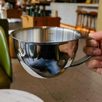 厚重控必蛋入!德系316不锈钢量大肚早CKM-JY13杯牛奶打碗杯带手柄