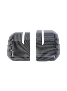 适用于23款材方程豹豹5装反光镜罩改装纤/高亮黑饰贴A碳8669QHSAB