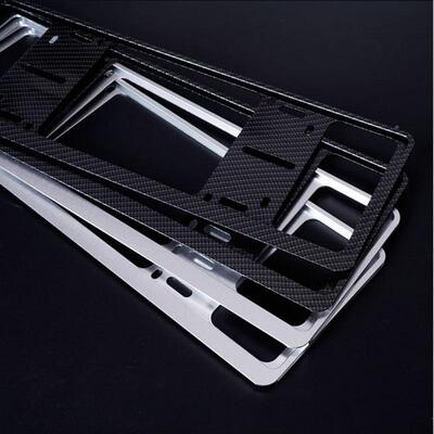 车轨牌架双层封铝闭牌照框号牌TMSC-1架子道式镁合金托刻印标汽车