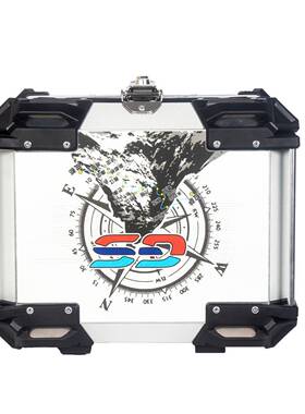 摩车尾箱36L5L55L65LB4K指南针BK指南针贴画尾箱防托水快拆铝合金