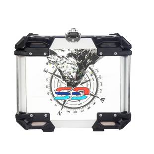 摩车尾箱36L5L55L65LB4K指南针BK指南针贴画尾箱防托水快拆铝合金