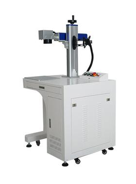 301W50w0W光纤激DET光打标机金属不锈钢铝合金标牌0台式自小型全