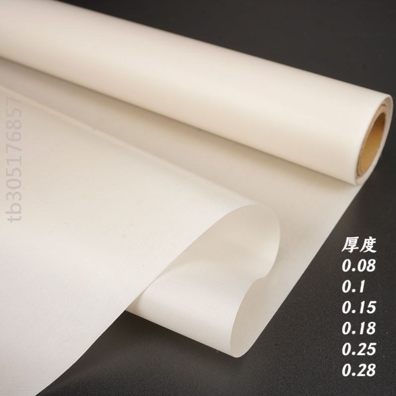 白色高温布铁氟龙不沾布封口机隔热布B烤盘垫蒸布隔热布 0.11mm1