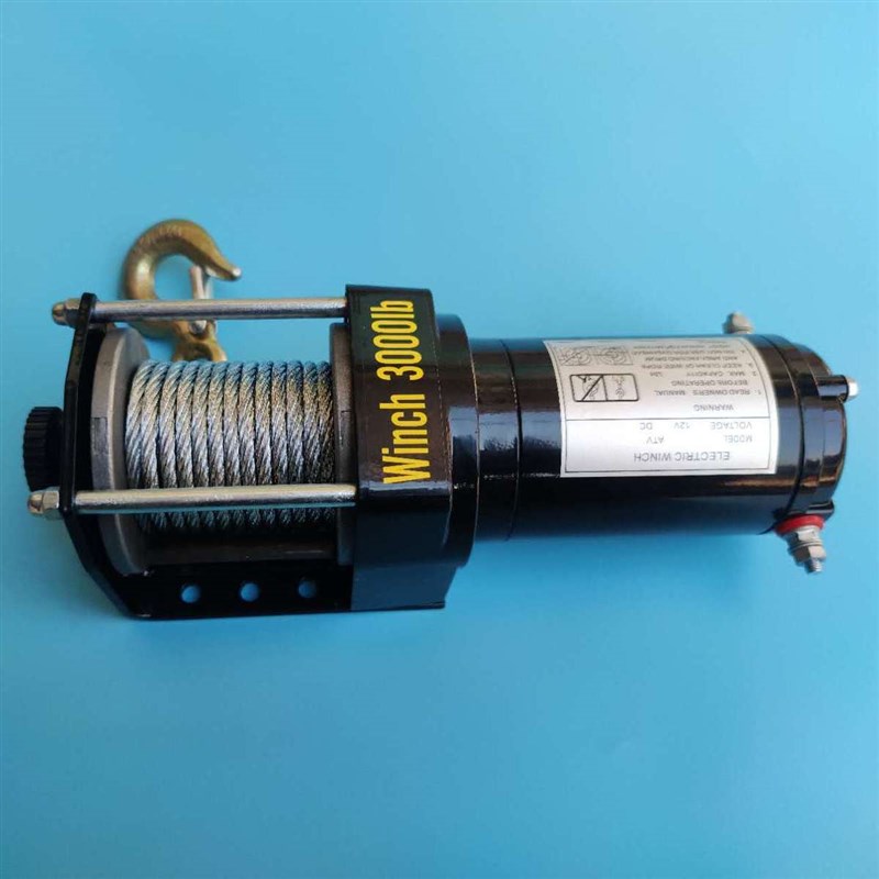 伏电动绞盘大功率汽车绞盘车载小吊B机电动葫芦越野自救12伏24车