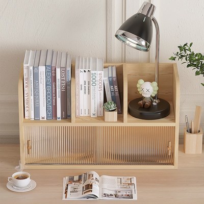 办公室桌面e收纳文件置物架摆件架子神器杯子桌上简约整理客厅书