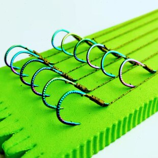 双防伊势尼咬线新关东鱼钩绑好大物青鱼钩成品手工大力马子线钩