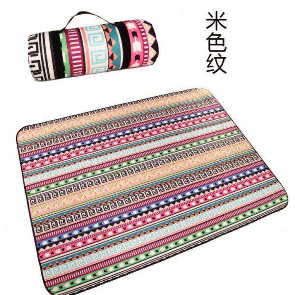 野餐垫加厚防水防潮野炊3米铝户外帐篷儿童膜草坪垫加大民族风垫