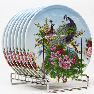 欧式子盘子菜垫垫隔热垫碗仿防烫餐垫瓷厨房餐桌垫瓷锅垫美垫垫耐