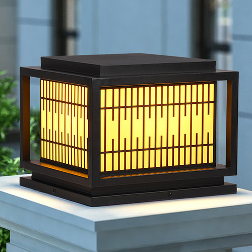 柱头灯户外防水门柱灯别墅庭院灯柱子围墙K灯花园大门景观灯太阳