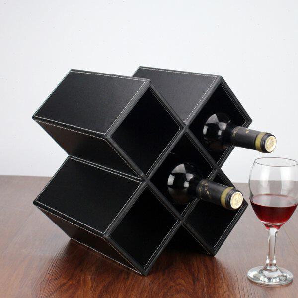 菱形酒柜 架创意 架子欧式葡萄酒红酒酒瓶子简约网格展示装饰摆件