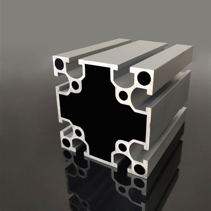 现货 重型工业8080国标铝型材 铝合金框架流水U线型材鱼缸架框架