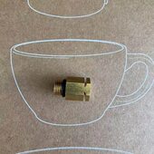 接头家电磁阀KDP M半自动咖啡机接头W 310电磁阀 泄压 惠蒸汽