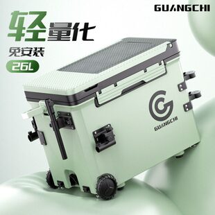 台小型26渔具装备轻便钓箱全套钓鱼箱超轻桶多功能2023L新款钓箱