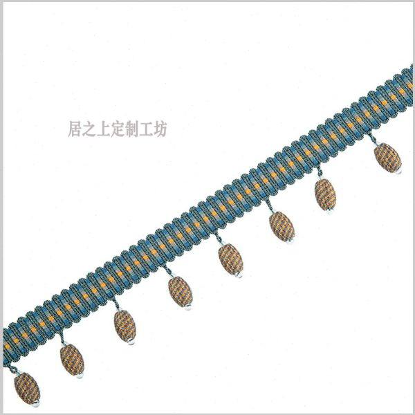 【一米价】57mm花边桌旗窗帘云之梦系列勒丝珠居家装饰花带简约