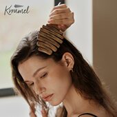 AME按摩梳美国l鬃气垫梳头皮家用RR实用礼物K子梳便携礼盒梳子猪