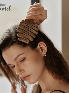 AME按摩梳美国l鬃气垫梳头皮家用RR实用礼物K子梳便携礼盒梳子猪