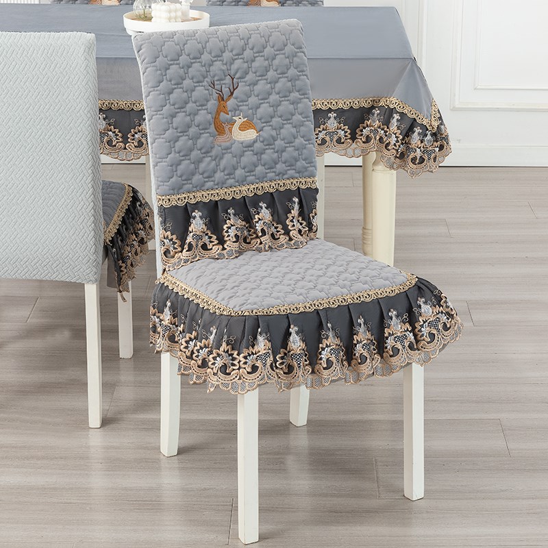 椅子套罩202g5新款直背轻奢餐椅套加厚防滑坐垫家用高端餐厅凳子