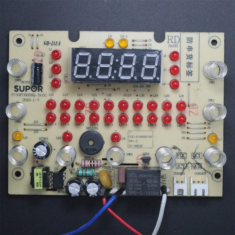 适用苏泊尔电压力锅配件SY-30FC8058Q一体板电源主板X控制板按键