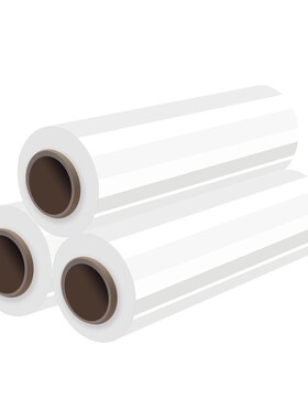 缠绕膜打包膜pe围膜商用保鲜膜工业用塑料薄膜50cm包装膜拉伸膜