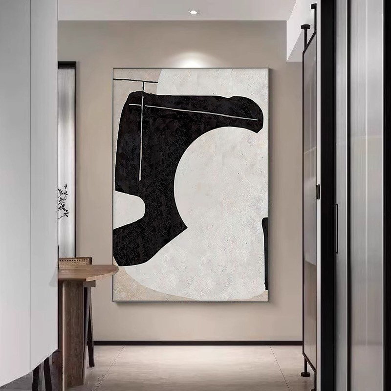 侘寂风装饰画现代简约日式卧室房间挂画玄关餐厅民宿酒店墙壁画图片