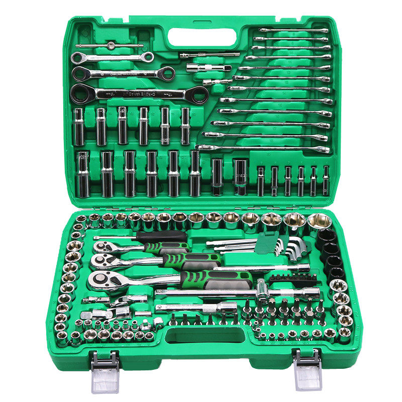 汽修工具套装套筒扳手棘轮扳手多功能组套汽车维修工具箱小飞大飞