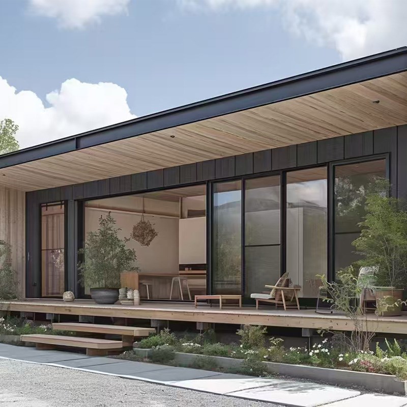 集成房轻钢别墅集成房屋活动板房集装箱房子可移动民宿办公阳光房