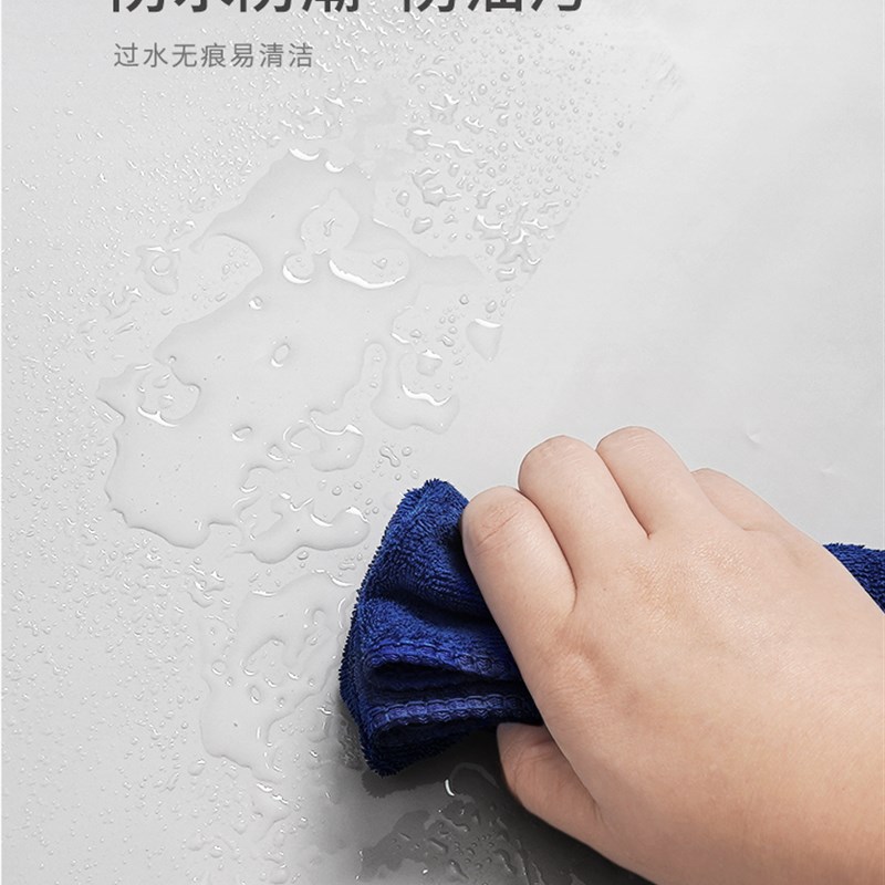 加厚肤感衣柜贴纸柜子柜门改色贴膜橱柜桌面防水自粘墙纸家具翻新