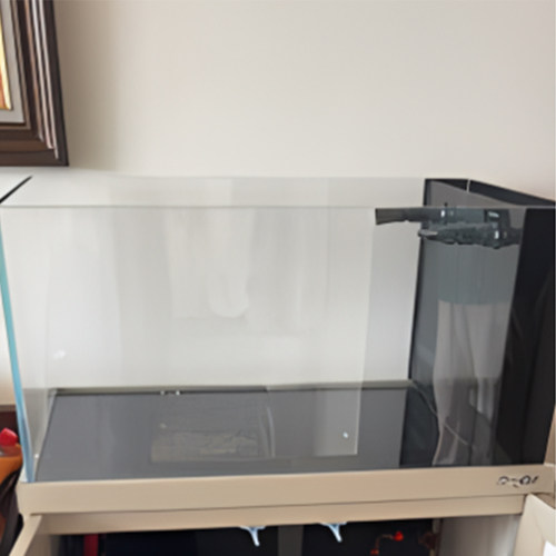 桌面超白玻璃鱼缸侧溢流溪流缸南美原生造景底滤水族箱干湿分离盒