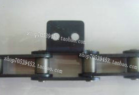 双节距输送链C2050节q距31.75单侧弯板K22个孔5分双节距小滚子单