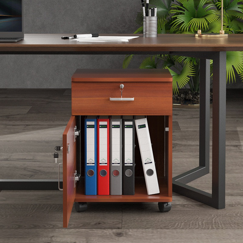 【整装柜】免安装文件柜办公室桌下移动矮柜带锁资料柜储物柜