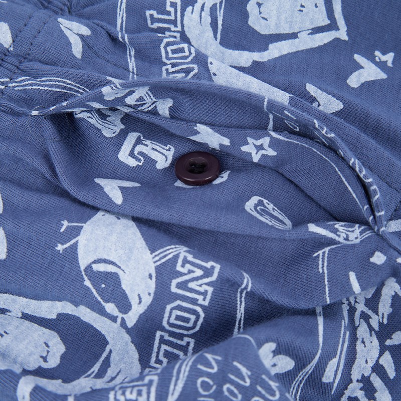 全棉阿罗裤男平角内裤男士宽松加肥加大四角个性纯棉大码居家青年