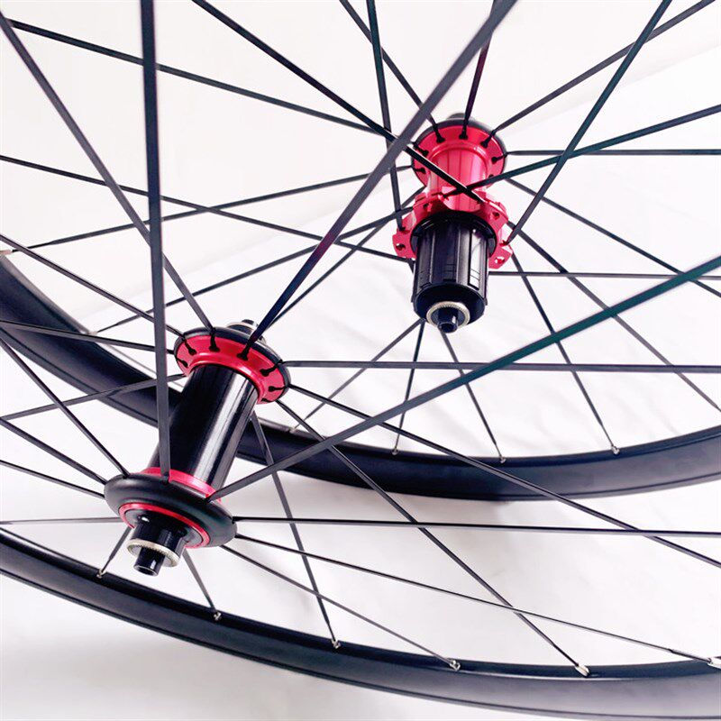 无标框高50MM公路自行车V/C/圈刹直拉破风协达扁条700C轮组