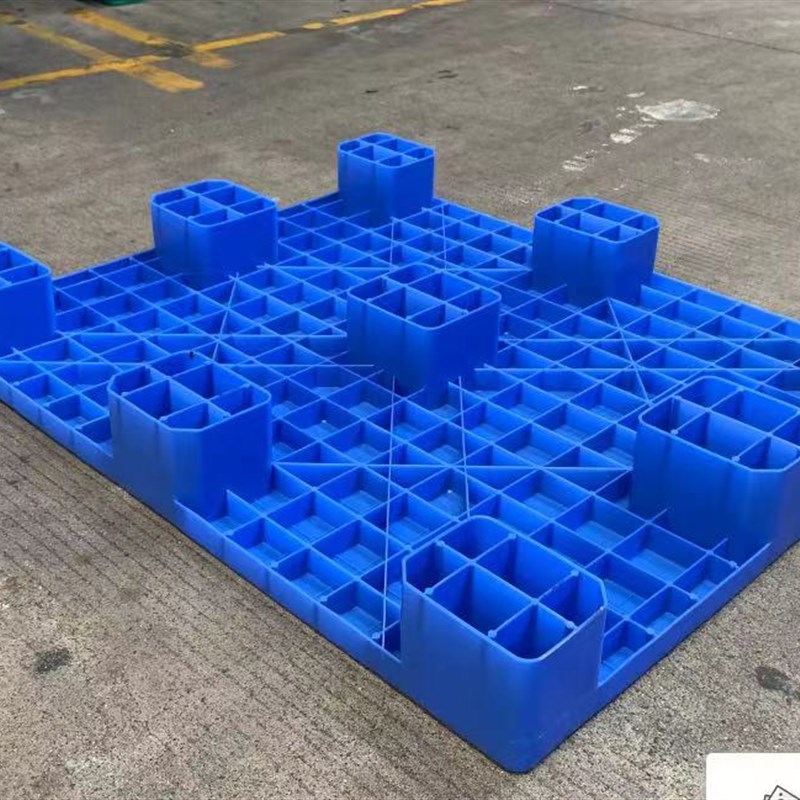 塑料平面托盘仓储专用叉车卡板重型货物平板托盘塑料防潮平面垫板