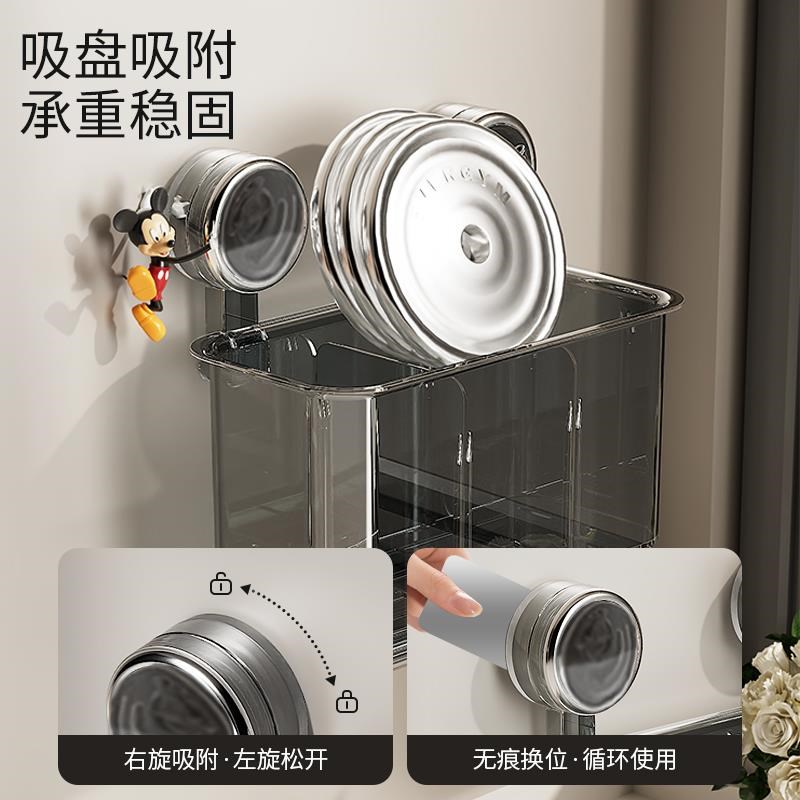 厨房筷子怎么放?置物架收纳架家用勺筷篓筷桶壁挂式筷笼吸盘碗架