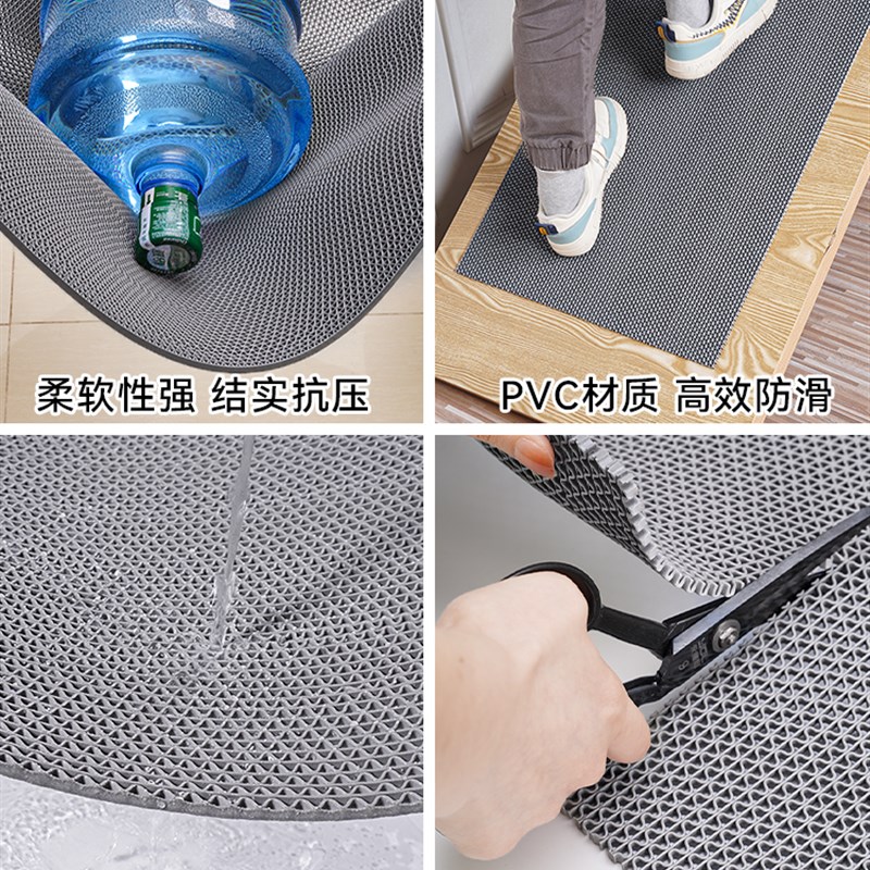 防滑地垫商业浴室游泳池防水地毯可切割厨房塑料切割Pvc浴室地垫