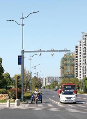 厂家直供共交通信号灯综杆合79252杆多功能组合监杆多杆合一杆路